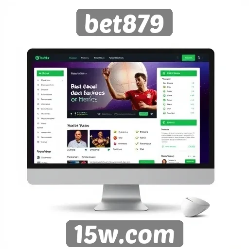 Análise da interface do usuário no site bet879